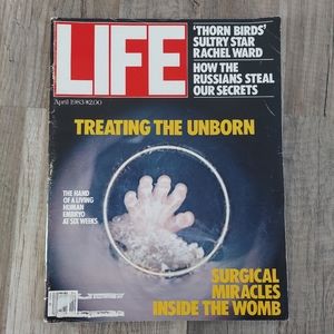 Vintage LIFE Magazine April 1983 Treating The Unborn Miracles Inside The Womb